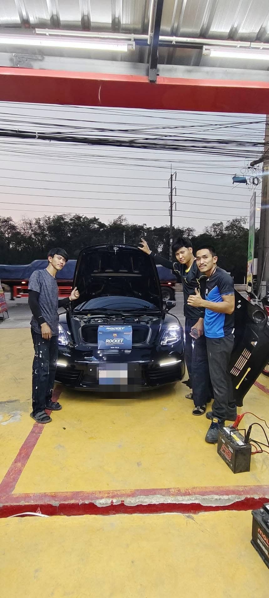 แจ้งอาการและรุ่นรถ